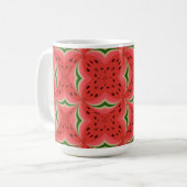 Mug Pastèque Ripe Juicy Délicieux Avec Conception De G (Devant gauche)