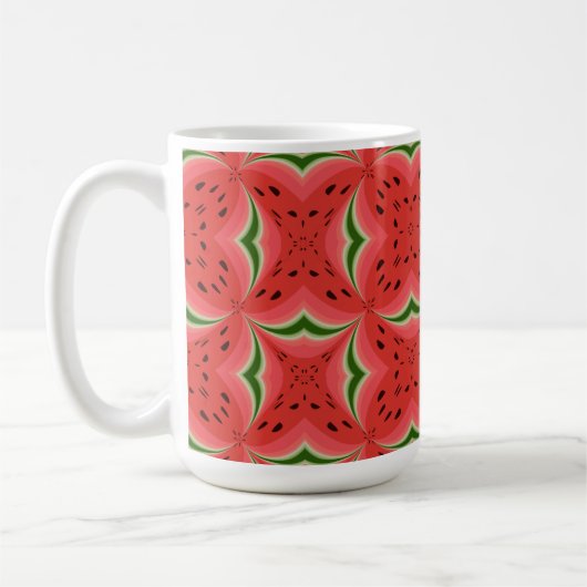 Mug Pastèque Ripe Juicy Délicieux Avec Conception De G (Gauche)