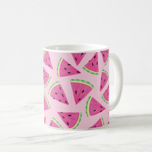 Mug Pastèque rose (Devant droit)