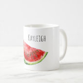 Mug Pastèque rouge vert (Devant droit)