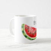 Mug Pastèque rouge vert (Devant gauche)