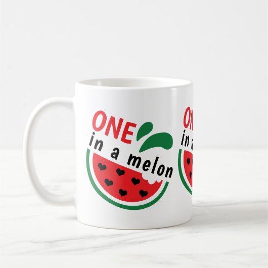 Mug Pastèque sincère UN dans un melon (Gauche)