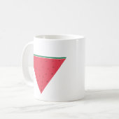 Mug Pastèque sur résistance inversée au triangle rouge (Devant gauche)