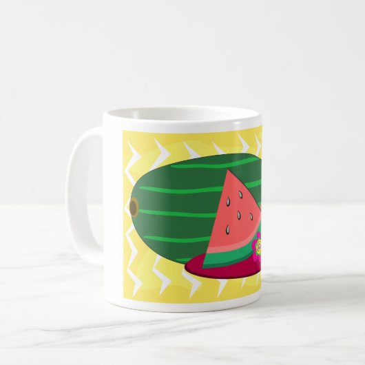 Mug pastèque sur une tôle (Devant gauche)