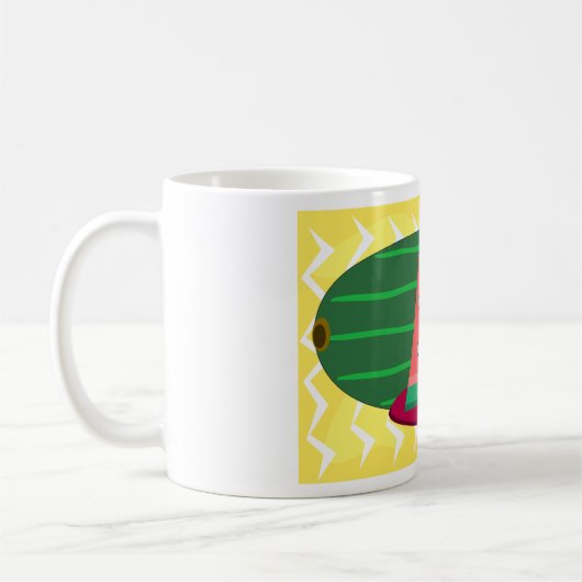 Mug pastèque sur une tôle (Gauche)