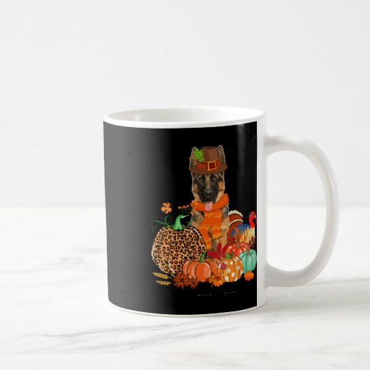 Mug Pasteur Allemand De Thanksgiving Avec La Poussette (Droite)