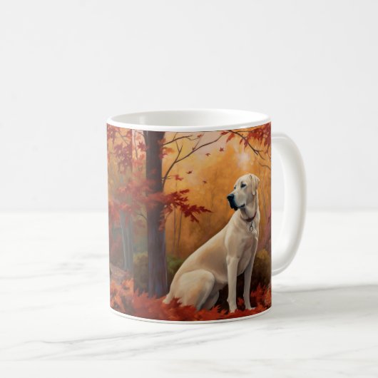 Mug Pasteur anatolien en automne Feuilles automne Insp (Devant droit)