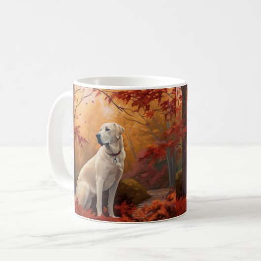 Mug Pasteur anatolien en automne Feuilles automne Insp (Devant gauche)