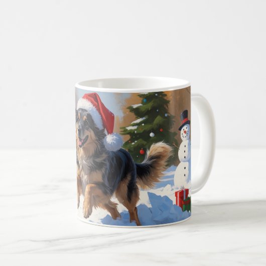 Mug Pasteur anatolien Noël Festif Neige (Devant droit)