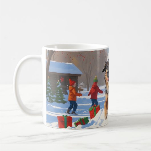 Mug Pasteur anatolien Noël Festif Neige (Gauche)