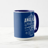 Mug Pasteur anglican, inspiré de Dieu et du Café (Devant droit)