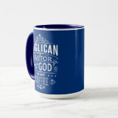 Mug Pasteur anglican, inspiré de Dieu et du Café (Devant gauche)
