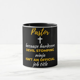 Mug Pasteur Because Hardcore Devil Stomping Ninja
