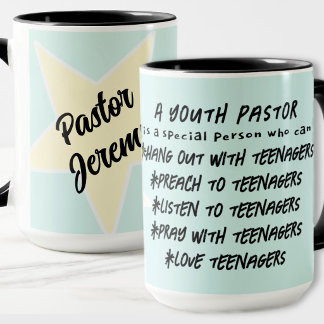 Mug Pasteur de jeunesse spécial parce que liste d'adol