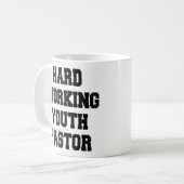 Mug Pasteur de la jeunesse au travail difficile (Devant gauche)