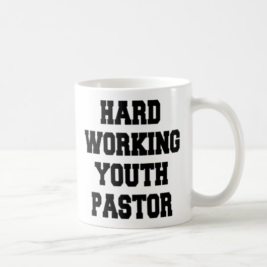 Mug Pasteur de la jeunesse au travail difficile (Droite)