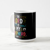 Mug Pasteur divin : Bible Verse Art (Devant gauche)