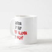 Mug Pasteur Zombie Slayer Plaisanter (Devant gauche)