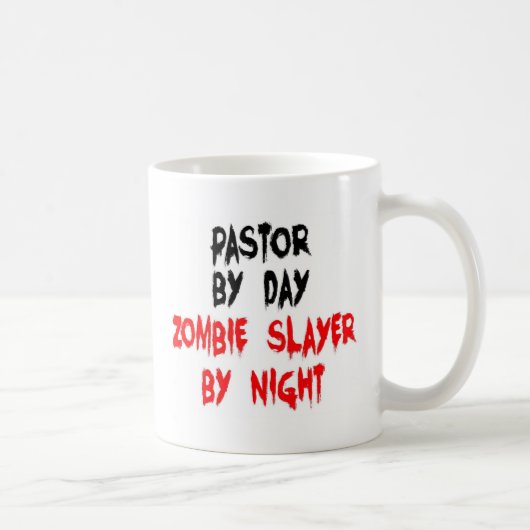 Mug Pasteur Zombie Slayer Plaisanter (Droite)