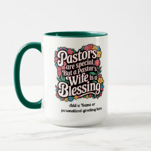Mug ✝️ Pasteurs Femme Appréciation Cadeau Bénédiction