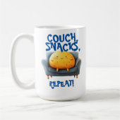 Mug Patate de canapé drôle (Gauche)