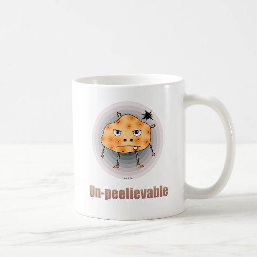 Mug Patate Furieuse Drôle – Une Art Impayable (Droite)