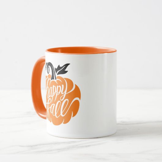 Mug Patch Citrouille agricole (Devant gauche)