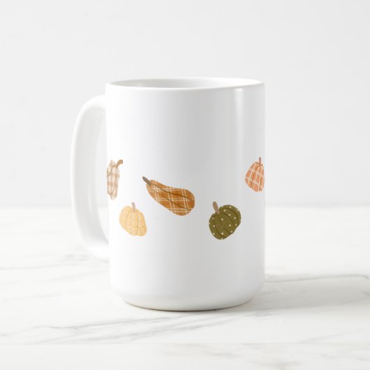 Mug Patch Citrouille Automne - Rustic Fall Co (Devant gauche)