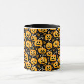 Mug Patch Citrouille Halloween Jack-o'-lantern (Centre)