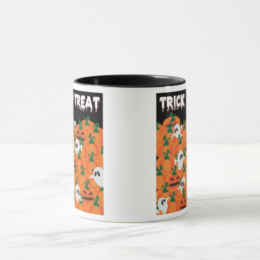 Mug Patch Citrouille Haunted Halloween Ghosts (Centre)
