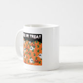 Mug Patch Citrouille Haunted Halloween Ghosts (Devant gauche)