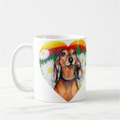 Mug Patch Dachshund Daisy (Gauche)