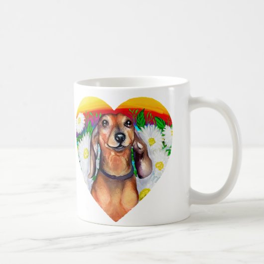 Mug Patch Dachshund Daisy (Droite)
