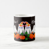 Mug Patch de Citrouille éffrayant Funky Ghost Boo Hall (Centre)