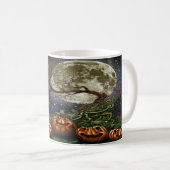 Mug Patch de Citrouille Halloween éffrayant (Devant droit)