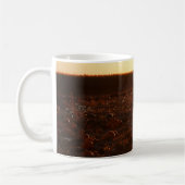 Mug Patch de citrouilles Coucher de soleil jaune (Gauche)
