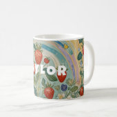 Mug Patch de fraise lunaire (Devant droit)