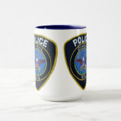 Mug Patch de la police ferroviaire de Conrail (Centre)