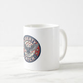 Mug Patch de liberté patriotique Broderie (Devant droit)