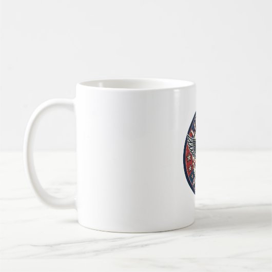 Mug Patch de liberté patriotique Broderie (Gauche)