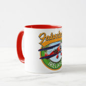 Mug patch de voyage en Irlande fabuleux. (Devant gauche)
