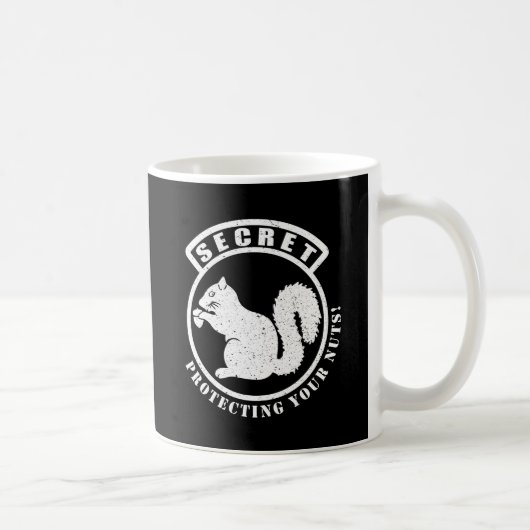 Mug Patch d'écureuil secret pour protéger vos noix (Droite)