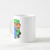 Mug Patch drôle de puissance pour la musculation de la (Devant gauche)