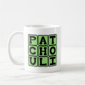 Mug Patchouli, huile hippie (Gauche)