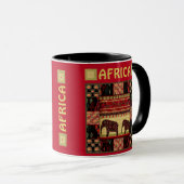 Mug Patchwork africain  (Devant droit)