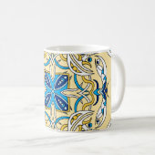 Mug Patchwork Arabe Floral Texture Vintage (Devant droit)