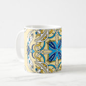 Mug Patchwork Arabe Floral Texture Vintage (Devant gauche)