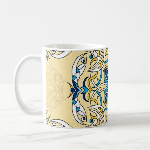 Mug Patchwork Arabe Floral Texture Vintage