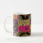 Mug Patchwork bohème Mandala et Motif Paisley (Gauche)