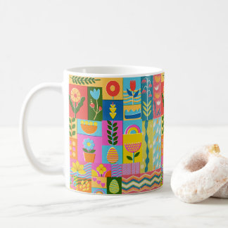 Mug Patchwork coloré CADRE vintage